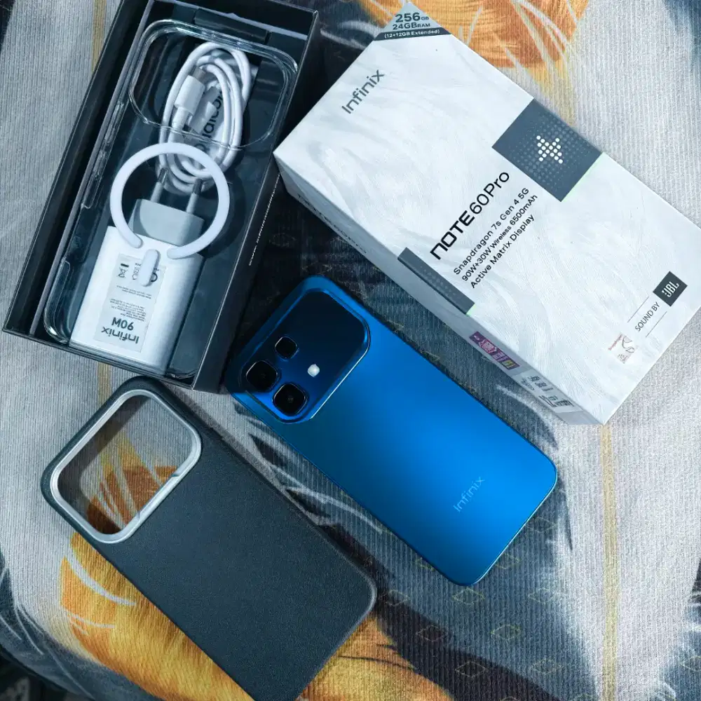 Infinix note 60 Pro 5g RAM 12/256gb pakaian baru 3 hari