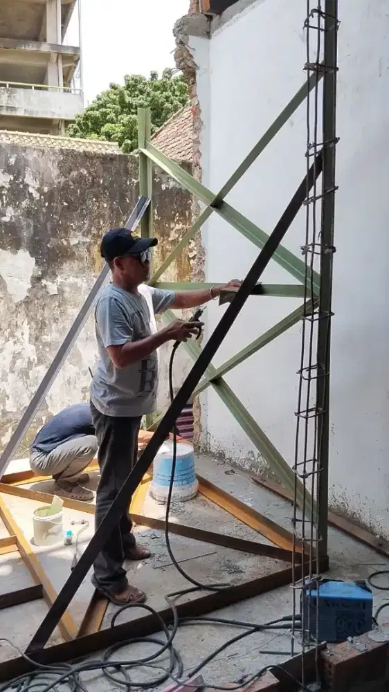 Spesialis Las Besi Kanopi Pagar Stainless