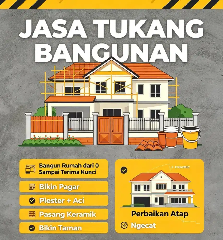 Jasa banguanan harian dan borongan