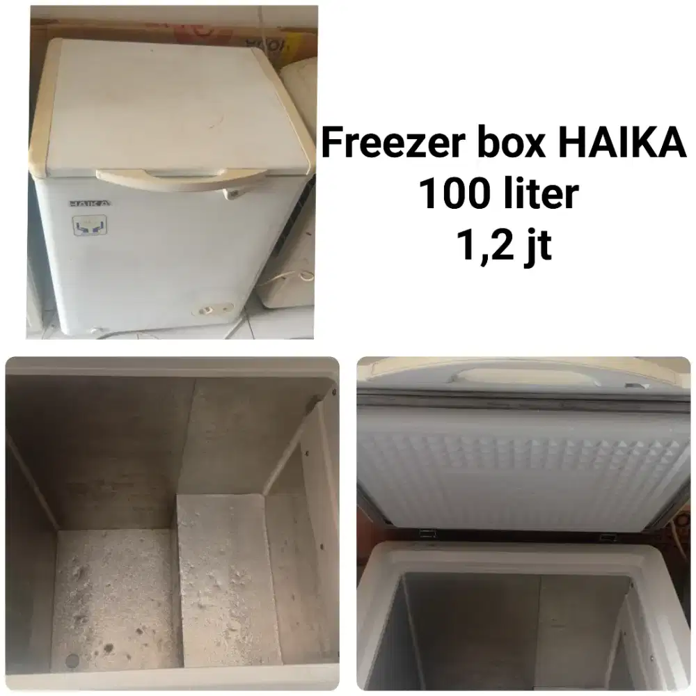 Freezer box HAIKA bekas bergaransi