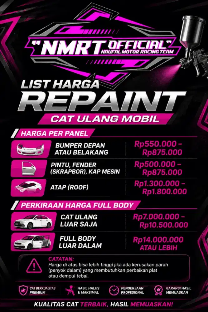 Jasa Repaint mobil