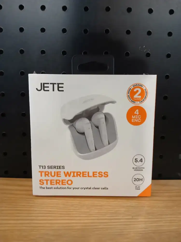 JETE T13 TWS Bluetooth ENC with 4 Mic T13 BT 5.4 IPX5 Playtime 20H