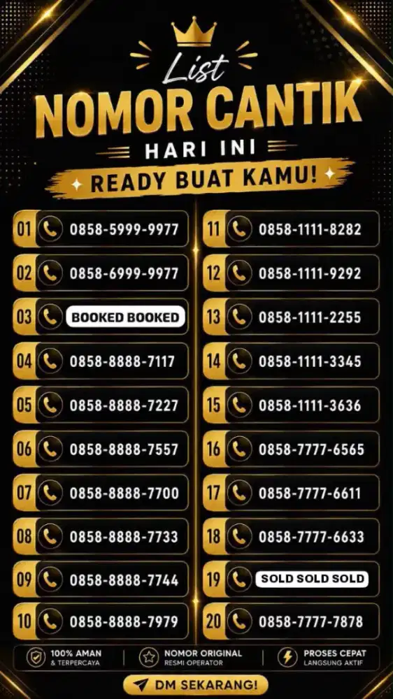 NOMOR CANTIK INDOSAT 100GB