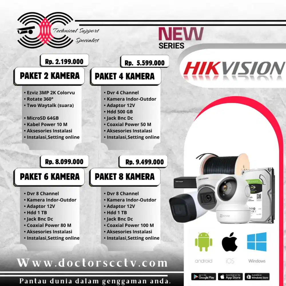 KAMERA CCTV HIKVISION, CCTV FULL HD