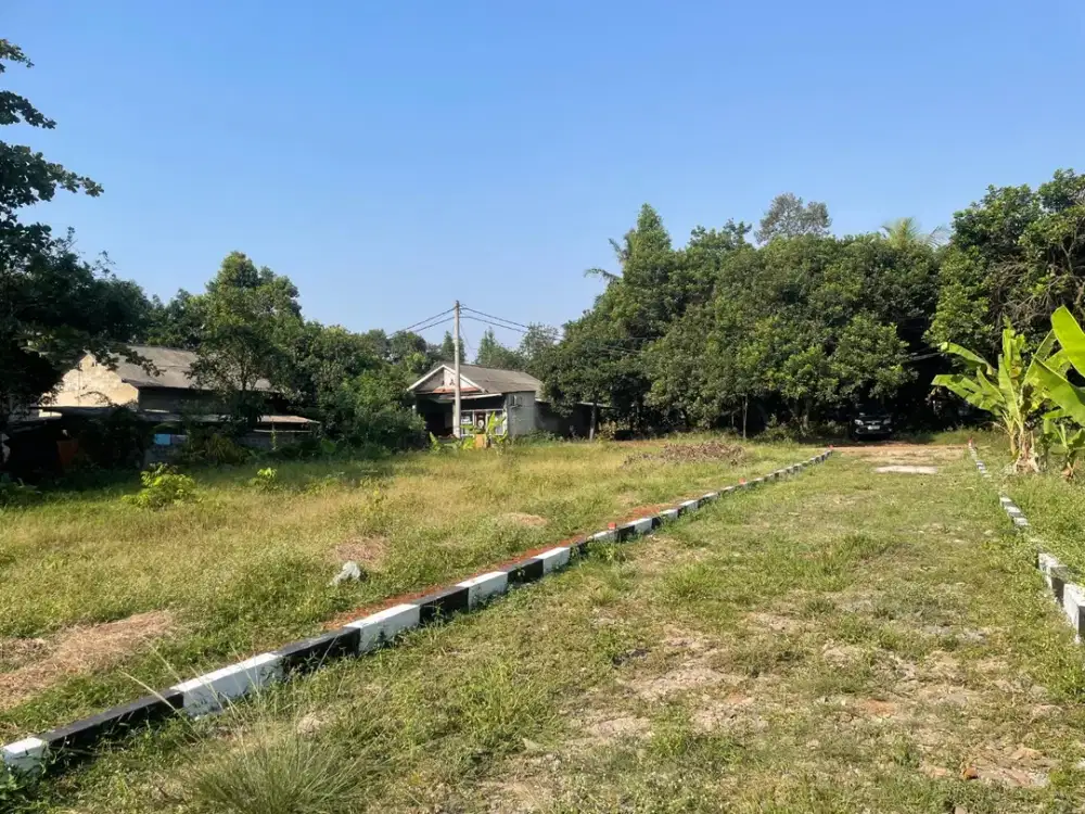 SHM Siap Balik Nama, Tanah Setu 1Jtan/m Cocok Invest/Hunian - 8 Menit Tol Burangkeng