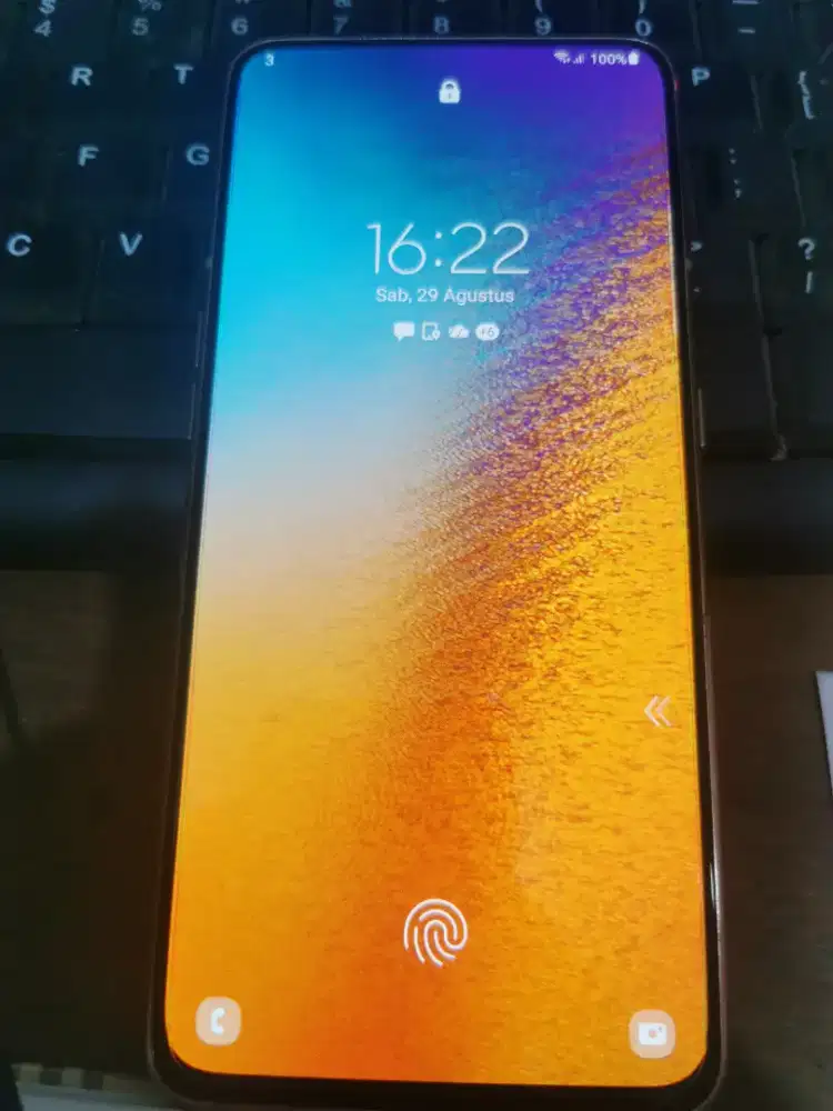 Jual samsung A80 normal LCD mw ory sidik jari ms on 8/128 batangan