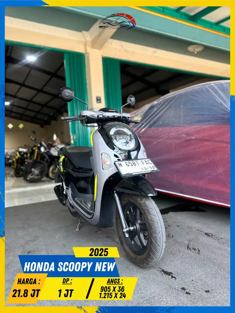 HONDA SCOOPY NEW 2025 BEKAS RASA BARU BOS HIKMAH MOTOR KEPUH