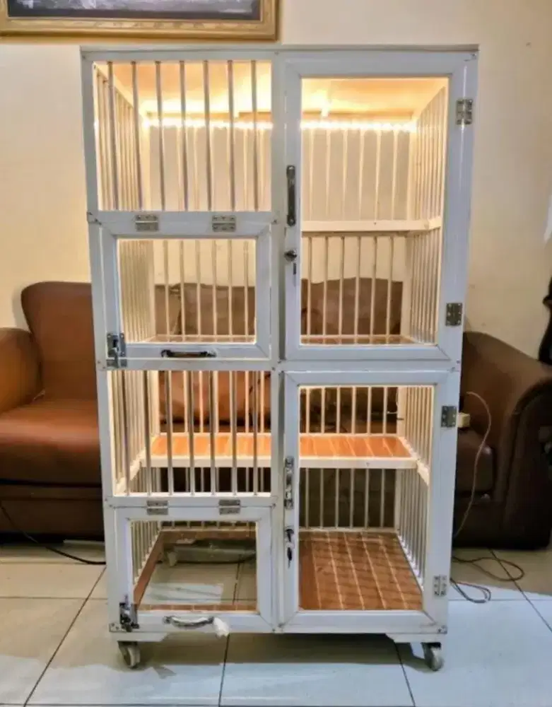 Kandang Kucing Aluminium Preloved BSH British Scottish Munchkin Persia