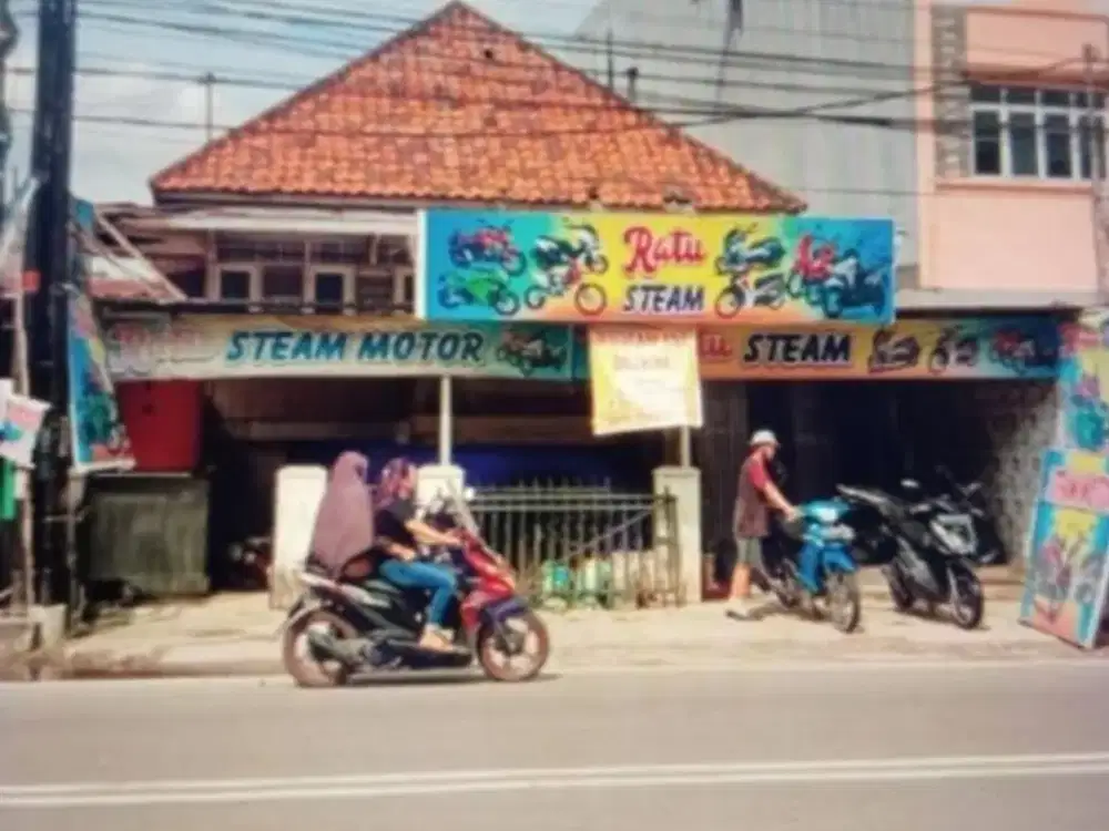 Di Jual Tanah Bonus Bangunan di Pinggir Jalan Utama