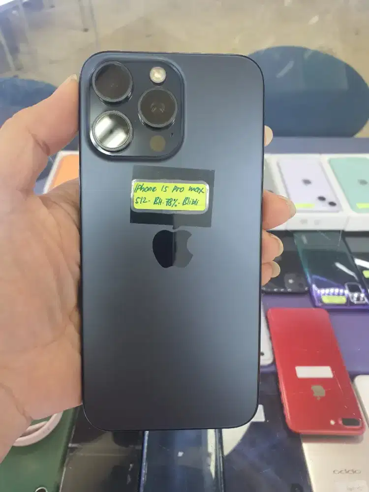 Iphone 15promax 512GB blue grs resmi