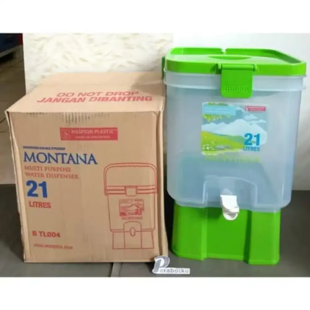 Tempat es buah squash jar maspion + centong