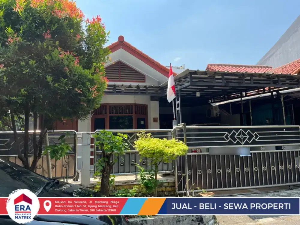 Sewa Hemat Kawasan Elite Metland Menteng – 1,5 Lantai (2+1 KT), Listrik 2200W & PAM