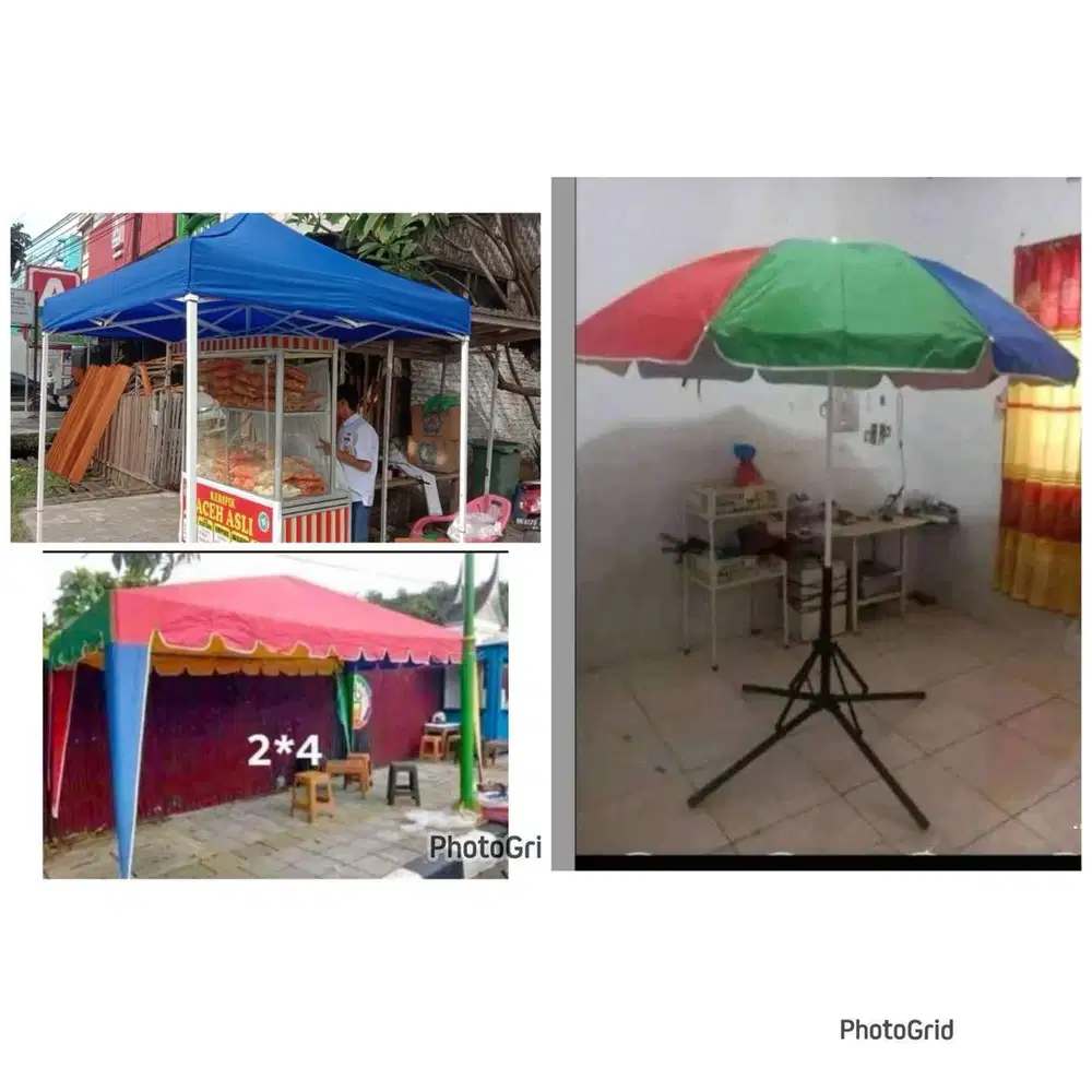 Tenda kafe dan tenda payung (bs antr skitr medan)