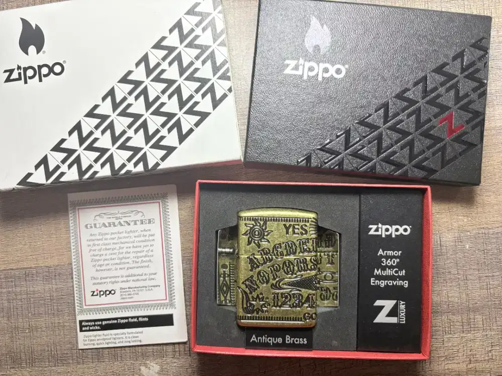 Zippo Luxury Armor 360 Ouija Board Design (49001)