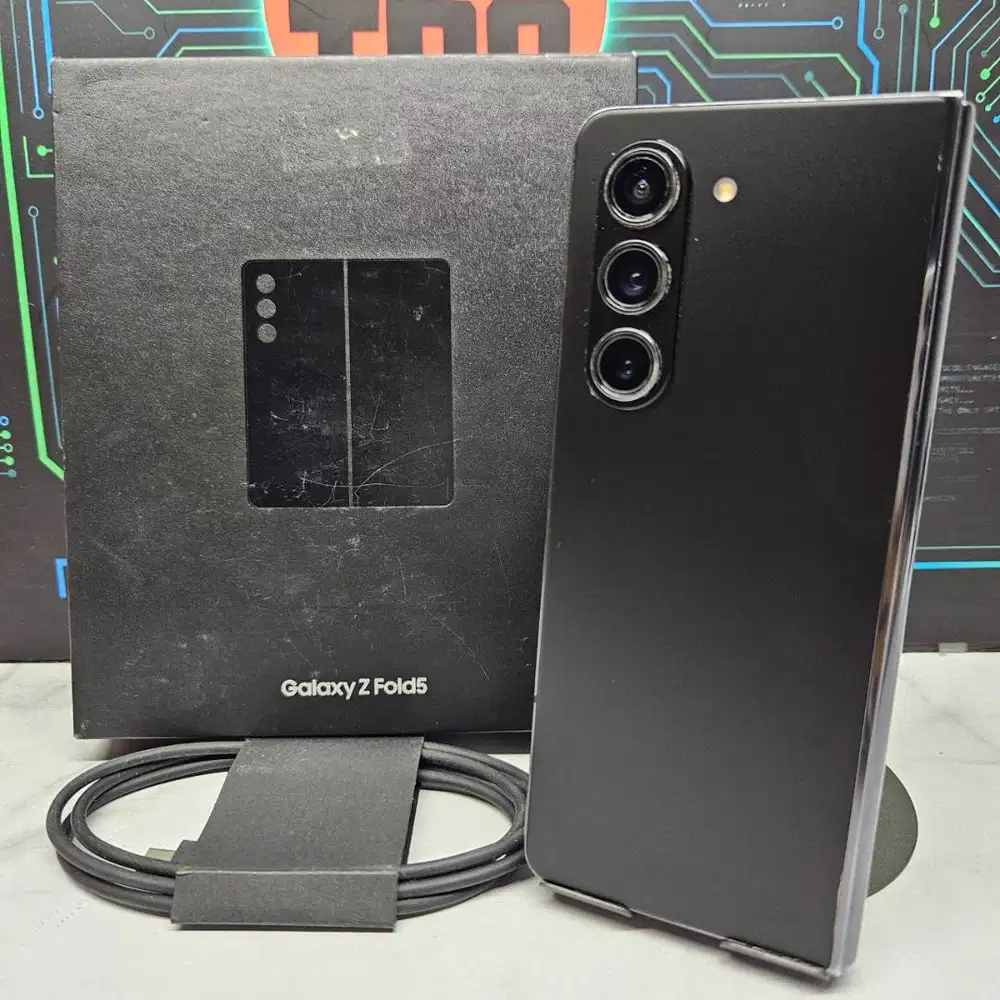 Samsung Galaxy Z Fold 5 12/256GB Black SEIN Resmi Mulus Fullset