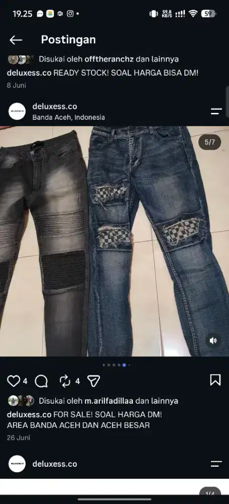 CELANA RIPPED JEANS