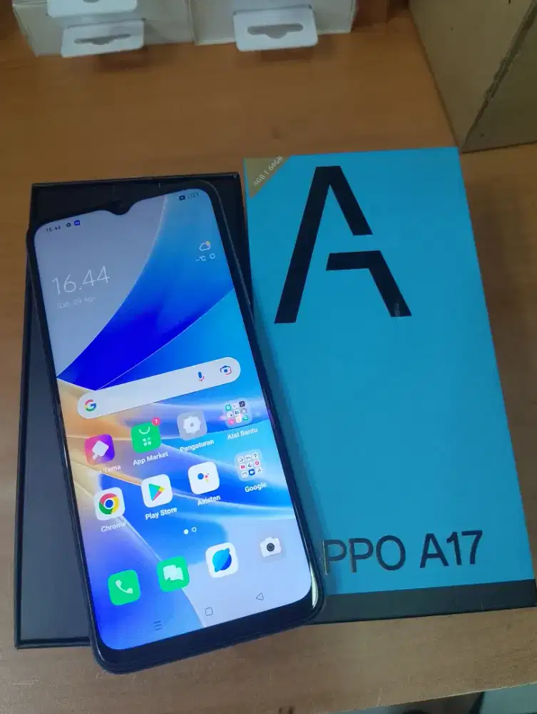 Second Oppo A17 4/64gb ex resmi fulset mulus normal no minus