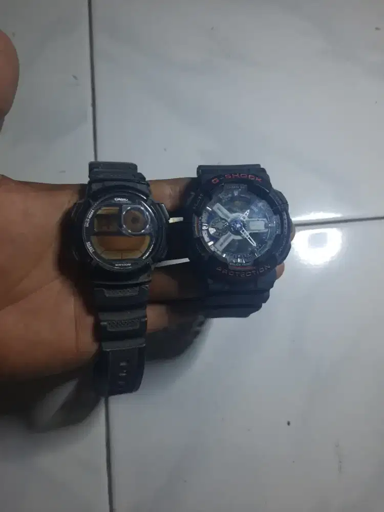 2pcs jam tangan matot apa adanya/gembling