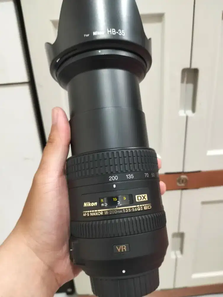 NIKON AFS 18-200MM VR II LIKENEW FULSETBOX
