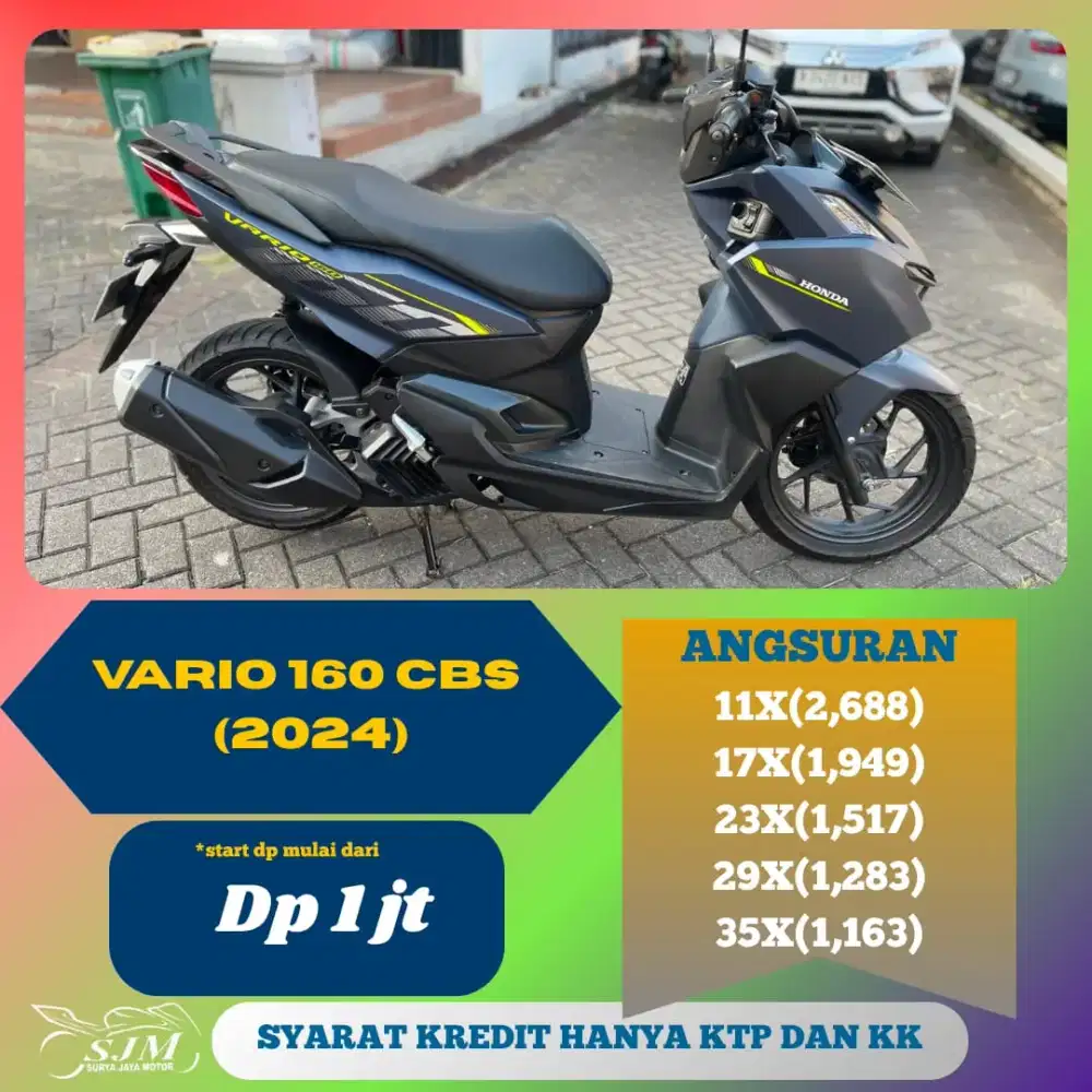 HONDA VARIO 160 CBS 2024 MESIN HALUS