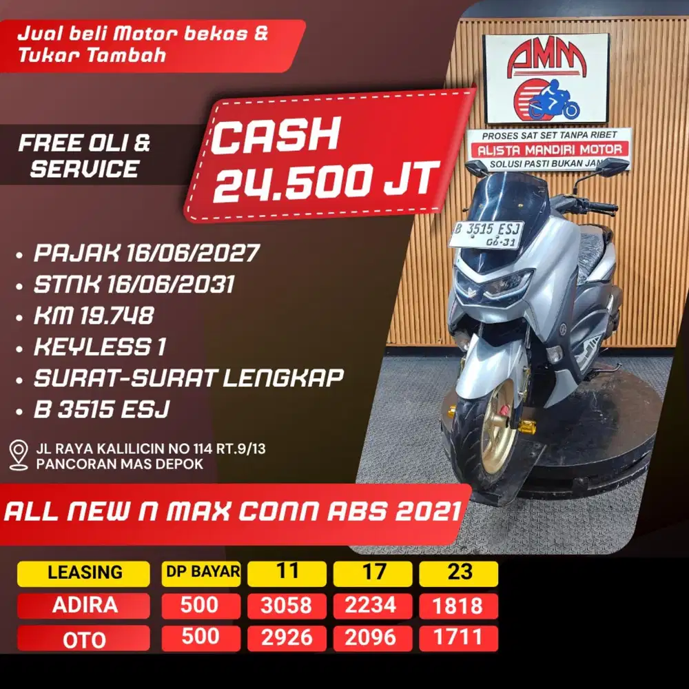 ALL NEW NMAX CONN ABS 2021 CASH / KREDIT ALISTA