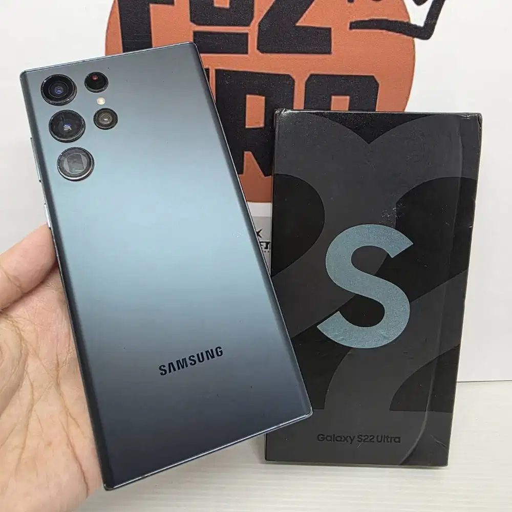 Samsung S22 Ultra 12/256GB FULLSET Mulus No Minus Ex Sein RESMI