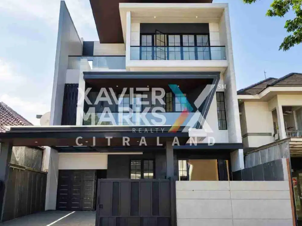 Rumah Alam Hijau Citraland Baru Gress 3 Lantai, Jarang Ada, Murah