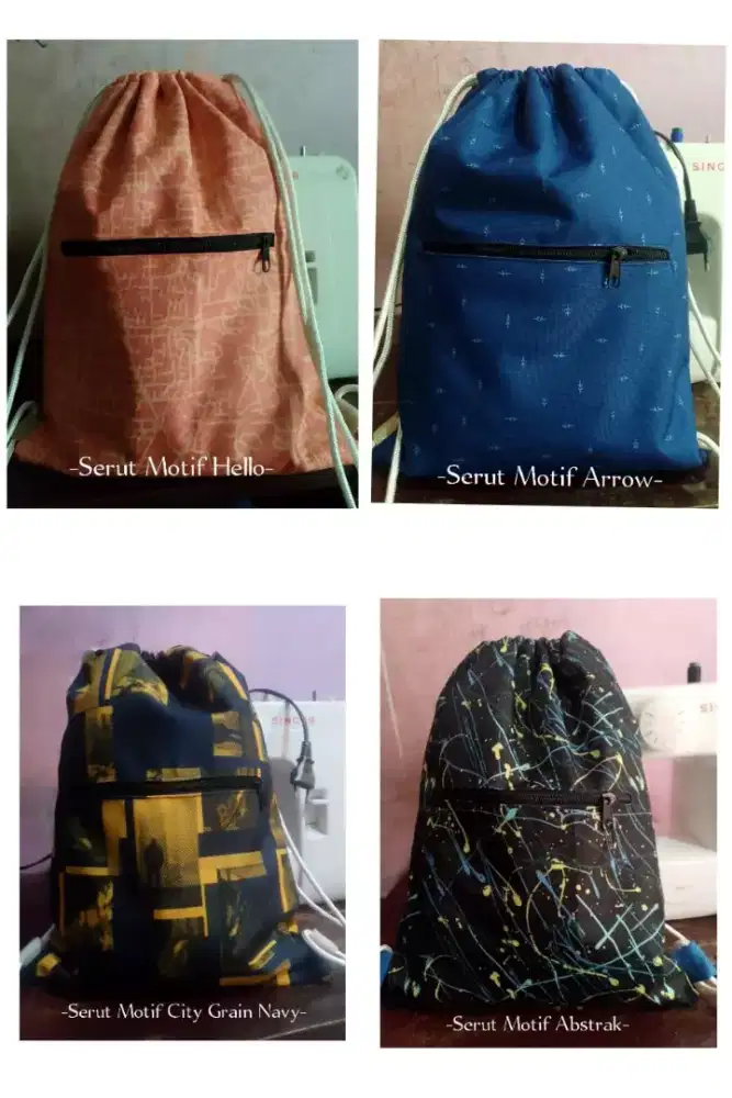 Tas Serut bahan Condura Motif