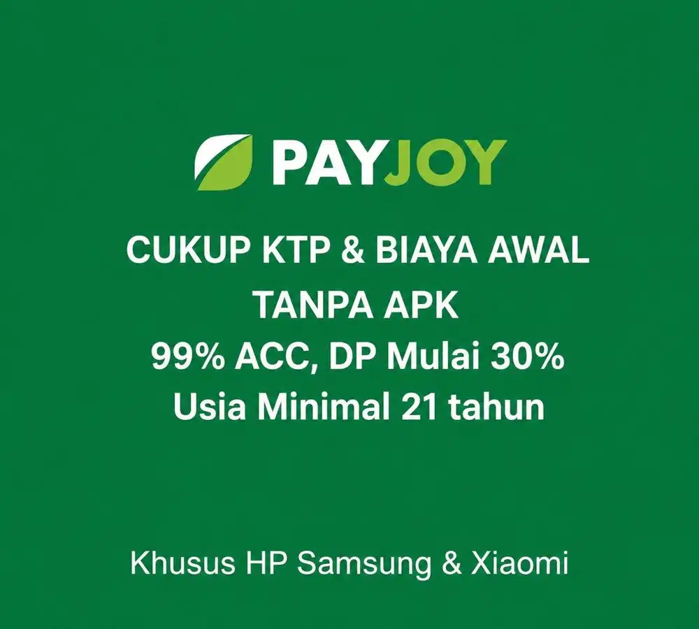 KREDIT HP SAMSUNG TANPA APK 95% PASTI ACC