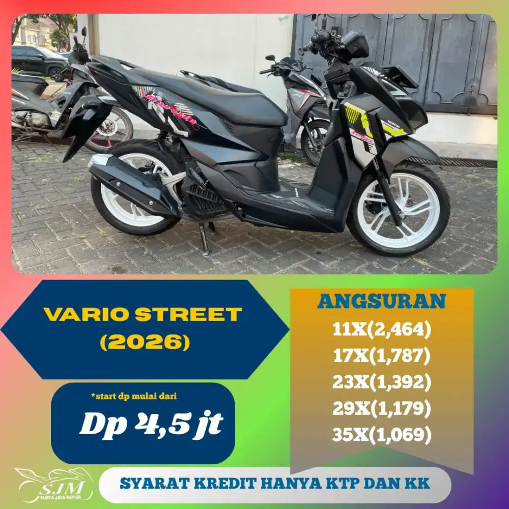 HONDA VARIO STREET 2025 CASH & KREDIT