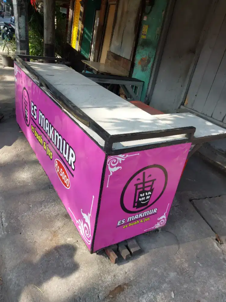 Meja es kobok panjang 2meter jual BU