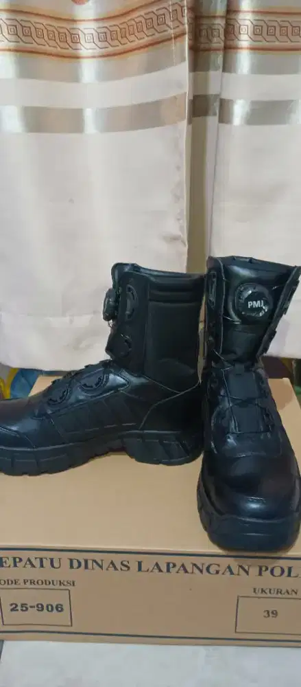 Sepatu PDL Tali Putar Polri PMJ