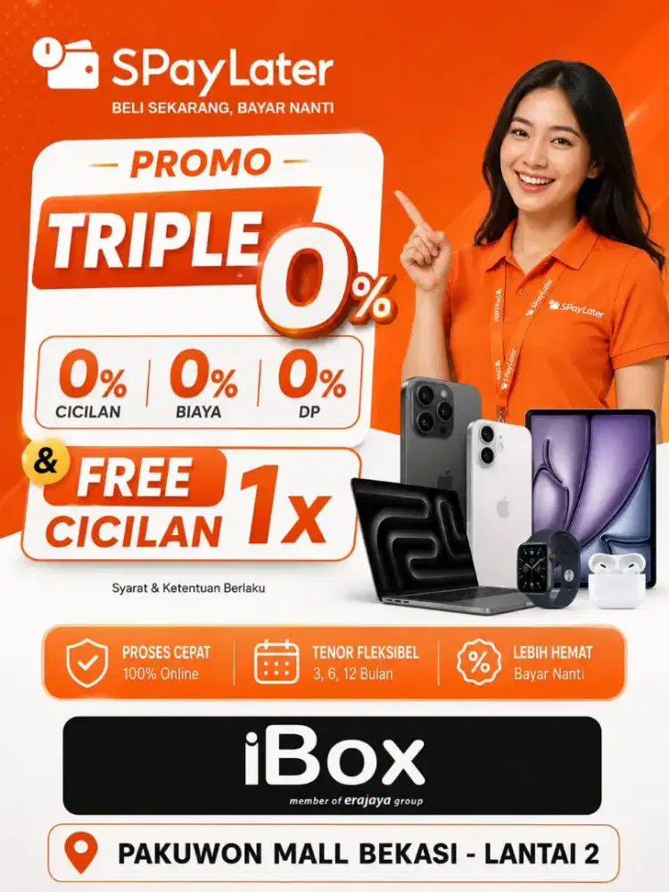 PROMO CICILAN APPLE BUNGA 0%