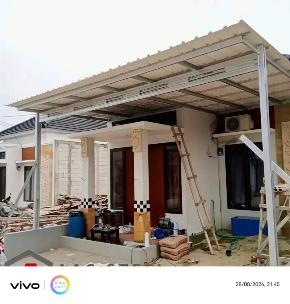 Jasa pasang kanopi baja ringan