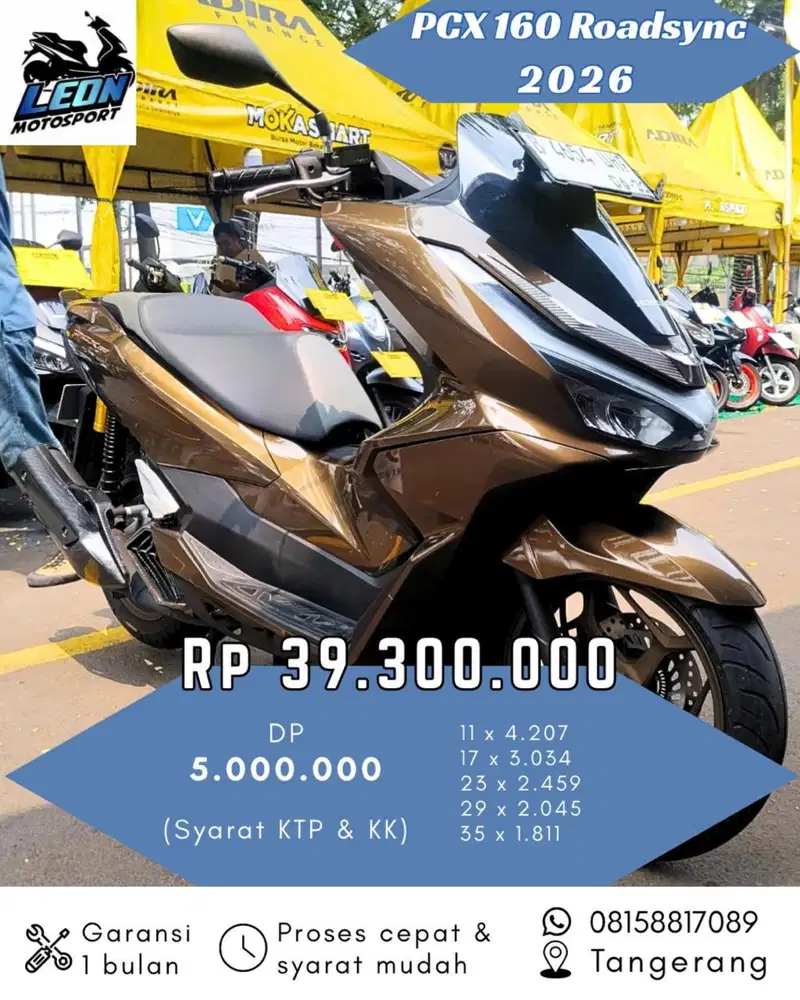 Pcx roadsync 2026, jual beli motor seken