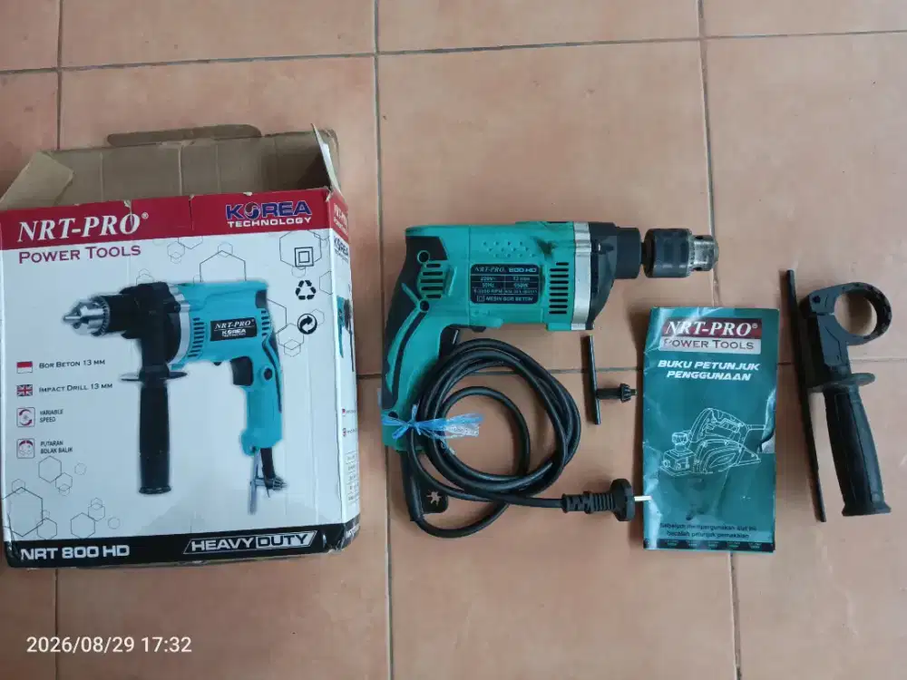 Mesin Bor 13mm NRT Pro 800 HD