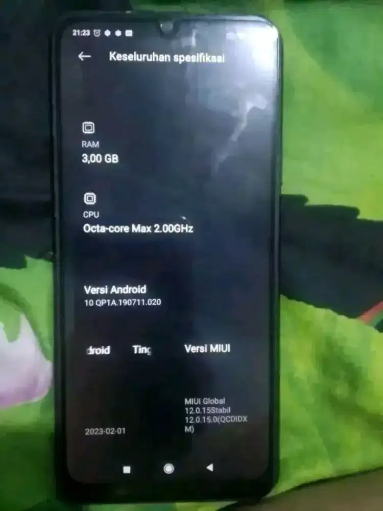 Jual butuh hp redmi 9A RAM 3