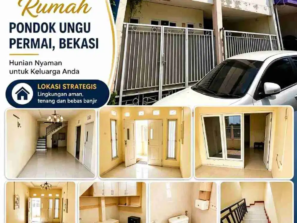 Dijual Rumah Pondok Ungu Permai, Bekasi