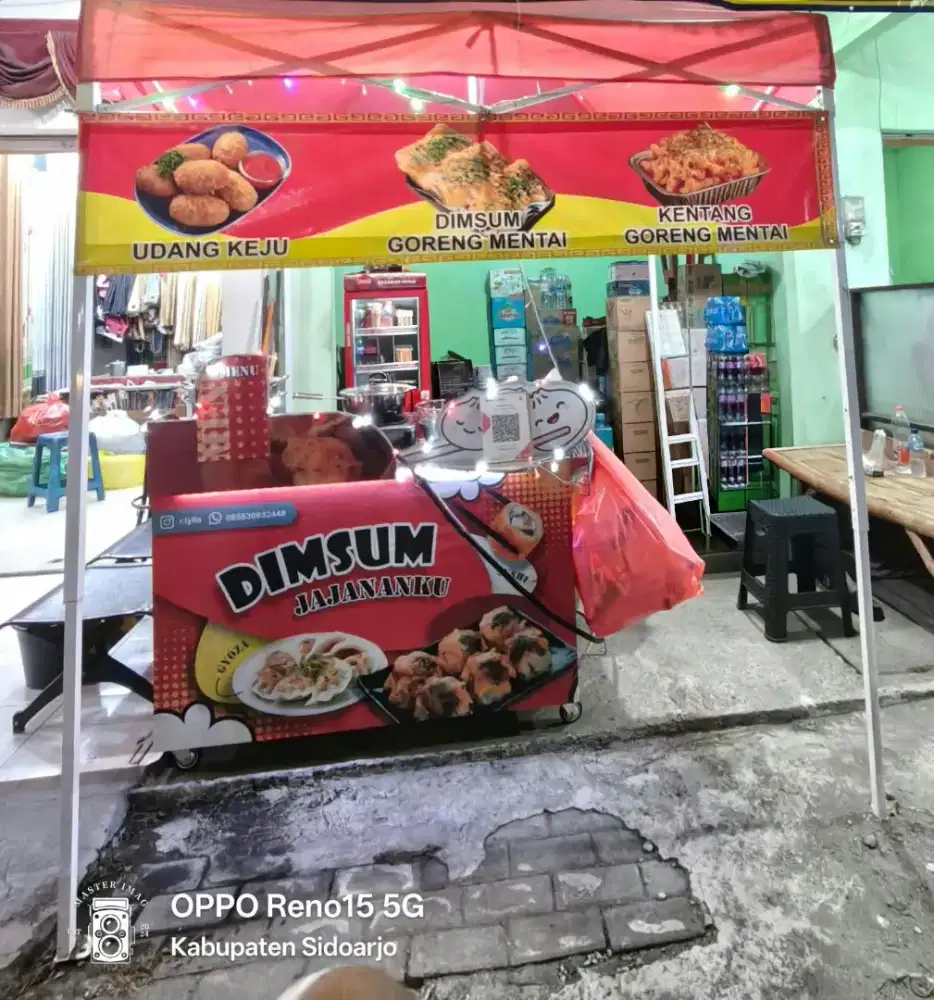 DIJUAL BOOTH DIMSUM LENGKAP PERALATAN