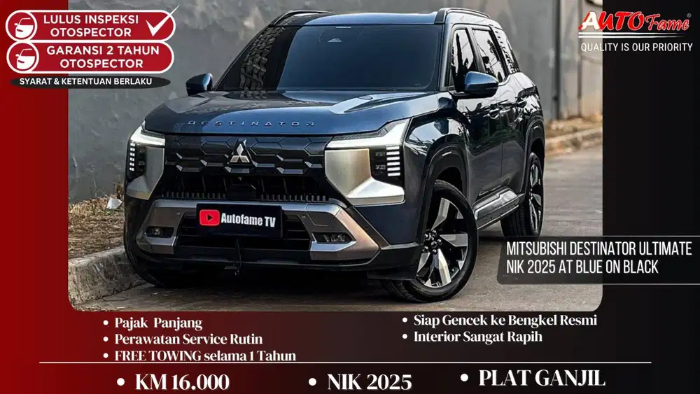 Mitsubishi Destinator Ultimate 1.5L Turbo CVT NIK 2025 Akhir Lunar Blu