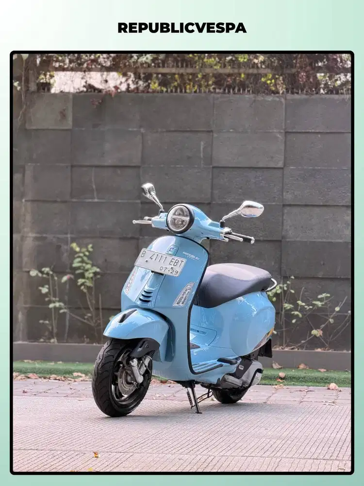TERMURAH PRIMAVERA S150 ABS FACELIFT NEW MODEL TH 2024 BLUE CAPRI