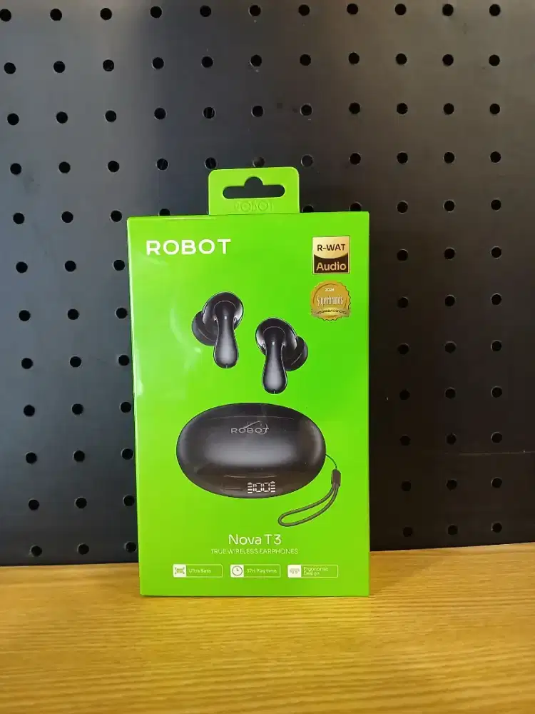 ROBOT TWS Earphone Earbuds Headset Wireless Nova T3 Bluetooth 6.0