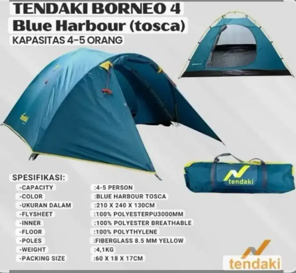 Tenda Tendaki Borneo 4.0