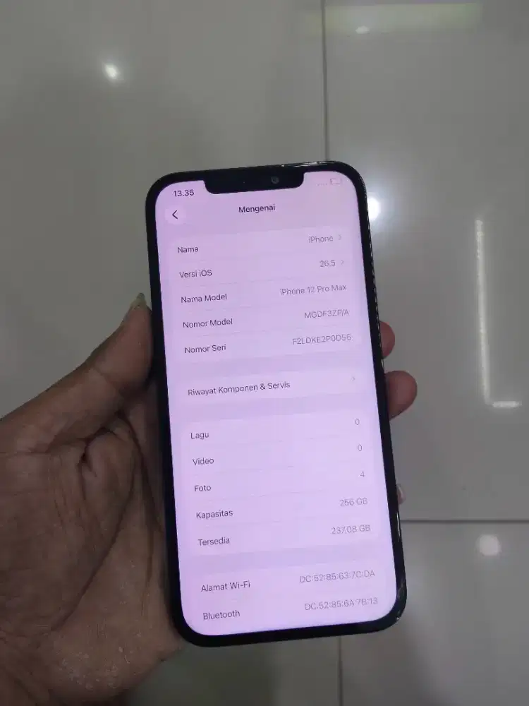 iphone 12 pro max 256 gb inter all operator