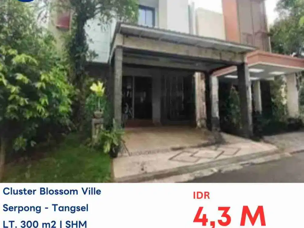 LELANG RUMAH DI THE GREEN CLUSTER BLOSSOM BSD TANGERANG