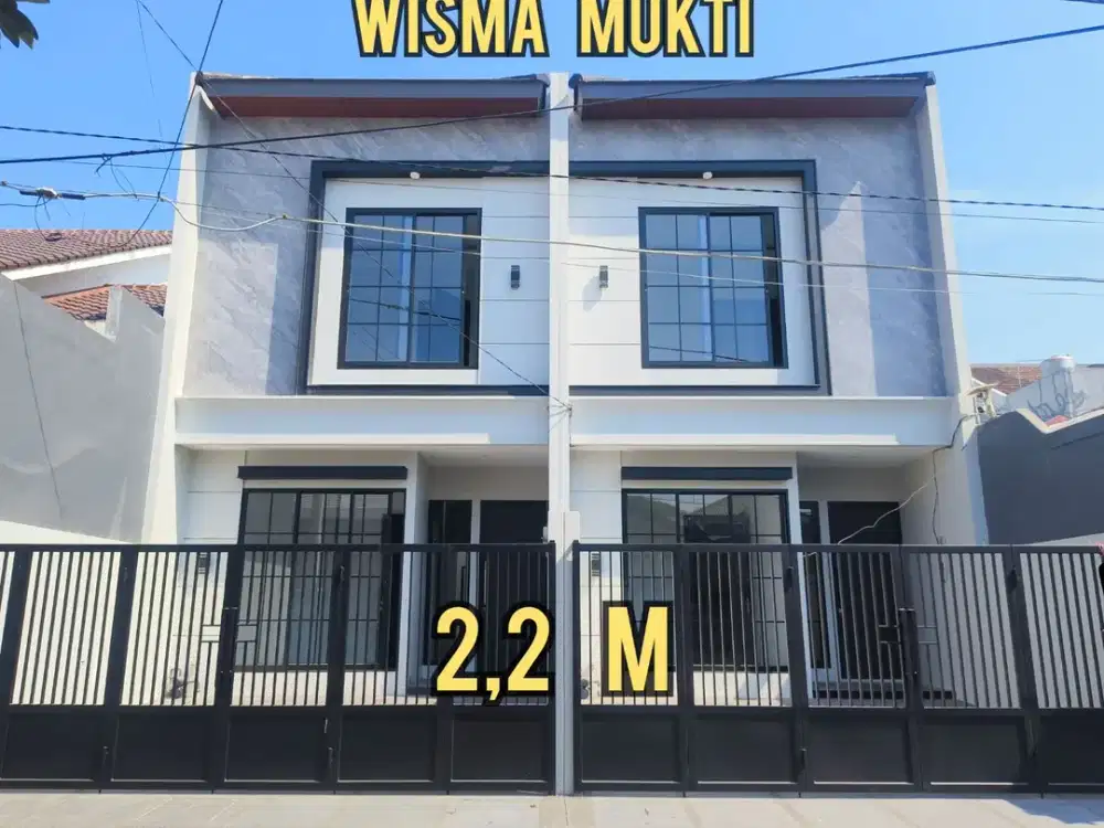 BARU GRESS 2 UNIT. RUMAH KLAMPIS SEMOLO WISMA MUKTI SURABAYA TIMUR. DEKAT MANYAR, MERR, KERTAJAYA, DHARMAHUSADA, SEMOLOWARU, Dsb