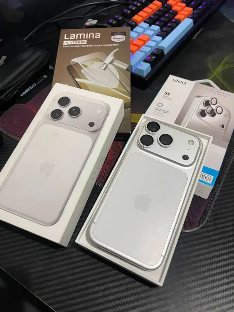 iPhone 17 Pro 256gb Silver iBox Fullset Garansi On Mei 2027
