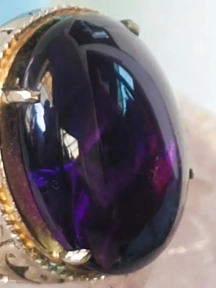 jual batu cincin kecubung Kalimantan, ukuran sedang besar