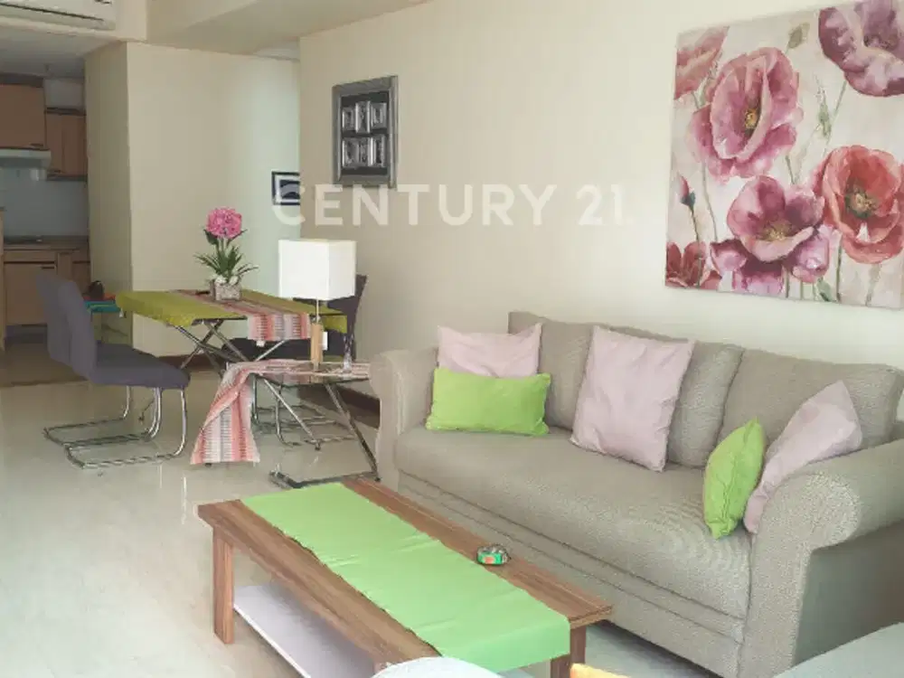 Apartment Cassablanca 2BR Siap Huni Lantai Bawah Hadap Kolam