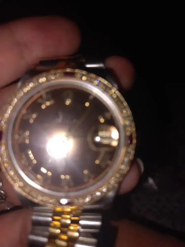 Jam rolex datejust two tone
